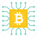 bitcoin, blockchain, chip, cryptocurrency, digital currency, processor