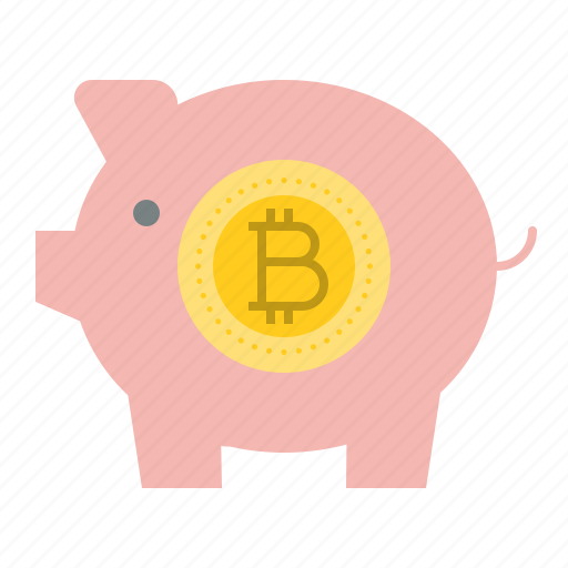 Bitcoin, blockchain, cryptocurrency, digital currency, piggy, piggy bank icon - Download on Iconfinder