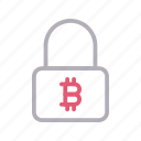 bitcoin, currency, lock, money, protection 