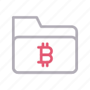 bitcoin, crypto, currency, files, folder 
