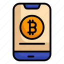 bitcoin, currency, finance, monitor, smartphone