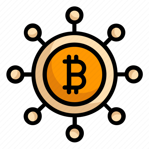 Bitcoin, cryptocurrency, money, network icon - Download on Iconfinder