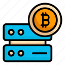 bitcoin, currency, finance, rack, server