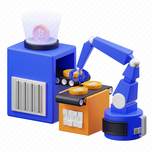 Machine, robot 3D illustration - Download on Iconfinder