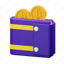 wallet, money, bitcoin 