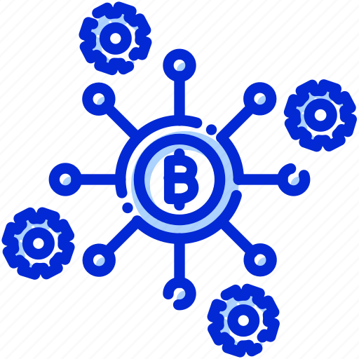 Bitcoin network, bitcoin node, blockchain, bitcoin core icon - Download on Iconfinder