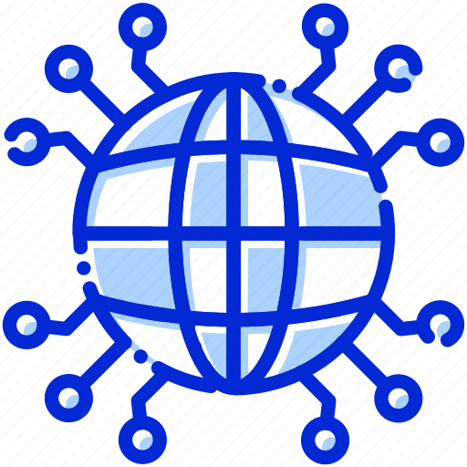 Global network, globe, global connections, cyberspace icon - Download on Iconfinder