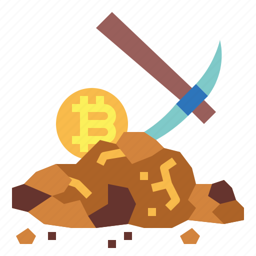 Cloud, mining, bitcoin, pickaxe, finance icon - Download on Iconfinder