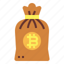 money, bag, banking, currency, finance, bitcoin