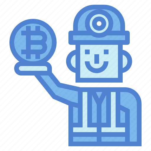 Miner, worker, man, people, bitcoin icon - Download on Iconfinder
