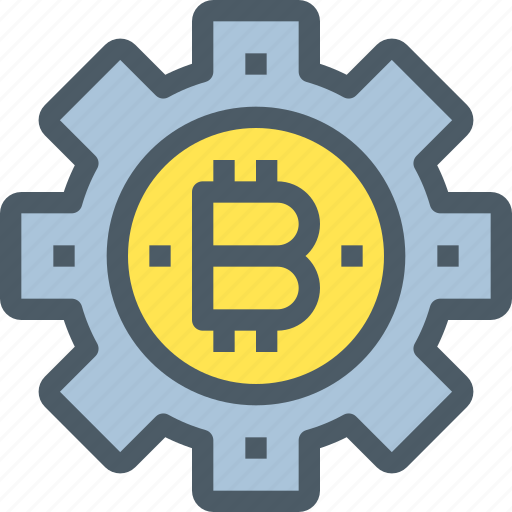 Bank, bitcoin, cryptocurrency, digital, money, process icon - Download on Iconfinder