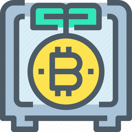 Bank, bitcoin, cryptocurrency, digital, money, safe icon - Download on Iconfinder