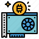 bitcoin, card, claiming, dig, graphics, mining