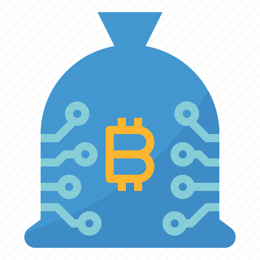 Bag, bitcoin, cash, coin, currency, money icon - Download on Iconfinder