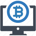 bitcoin, online, payment, transaction, cryptocurrency, currency, blockchain