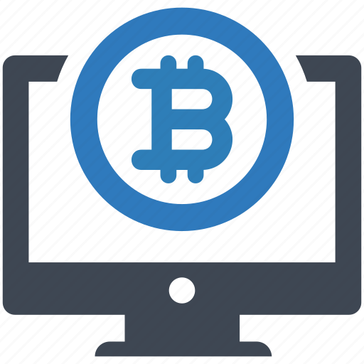 Bitcoin, online, payment, transaction, cryptocurrency, currency, blockchain icon - Download on Iconfinder