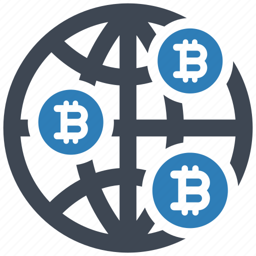 Bitcoin, global, investment, cryptocurrency, currency, blockchain, finance icon - Download on Iconfinder