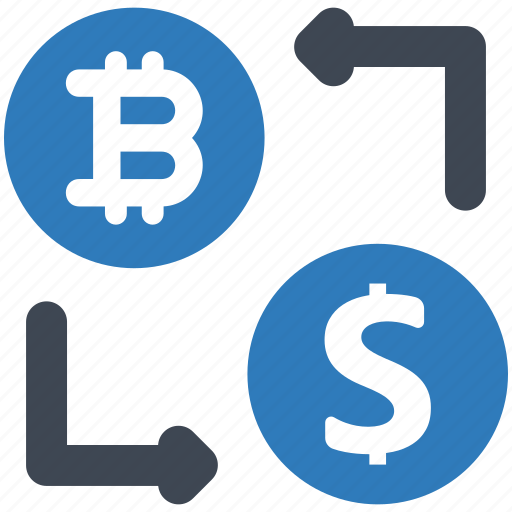 Bitcoin, dollar, exchange, cryptocurrency, currency, blockchain, transfer icon - Download on Iconfinder