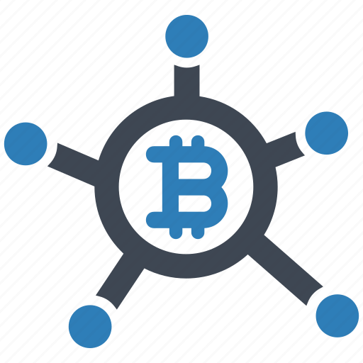 Bitcoin, cryptocurrency, network, currency, blockchain, crypto, digital currency icon - Download on Iconfinder