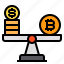 balance, bitcoin, coin, money 