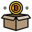 bitcoin, box, package 