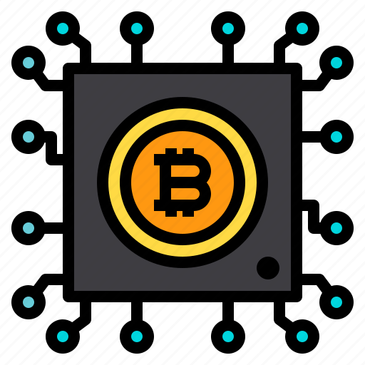 Bitcoin, chip, cryptocurrency icon - Download on Iconfinder