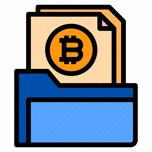 Bitcoin, document, folder icon - Download on Iconfinder