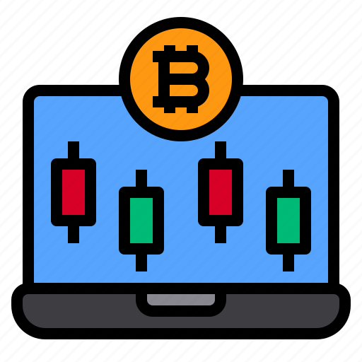 Bitcoin, computer, cryptocurrency, laptop icon - Download on Iconfinder