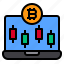 bitcoin, computer, cryptocurrency, laptop 