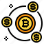 bitcoin, connection, cryptocurrency, link 