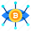 bitcoin, eye, technology, cryptocurrency 