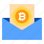 bitcoin, mail, cryptocurrency, email, inbox, message 