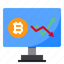 chart, monitor, business, currency, finance, graph, money