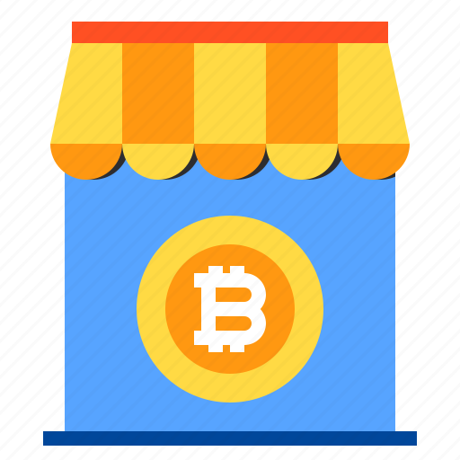 Bitcoin, shop, cryptocurrency, market, shopping, store icon - Download on Iconfinder