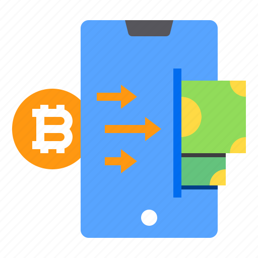 Bitcoin, smartphone, communication, cryptocurrency, mobile, phone icon - Download on Iconfinder