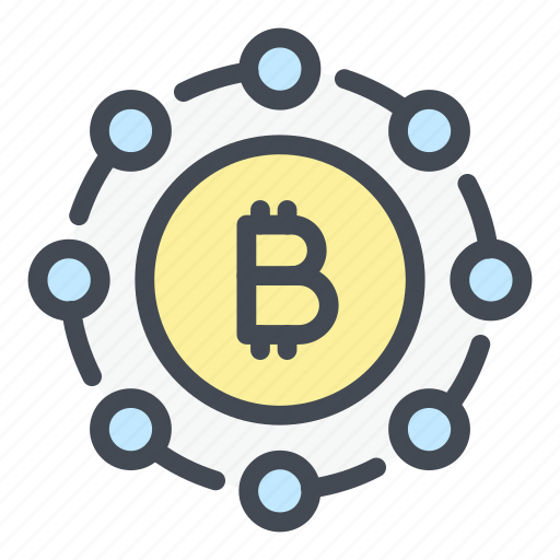 Crypto, bitcoin, cryptocurrency, blockchain, network, connection, data icon - Download on Iconfinder