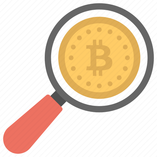 Bitcoin block explorer, bitcoin search, bitcoin search engine, bitcoin under magnifier, bitcoin wallet search icon - Download on Iconfinder