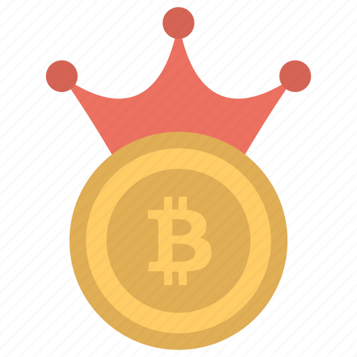 Bitcoin with crown, king bitcoin, king of crypto, king of cryptocurrency, most valuable cryptocurrency icon - Download on Iconfinder