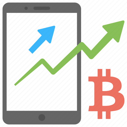 Bitcoin chart, bitcoin graph, bitcoin network statistics, bitcoin traffic icon - Download on Iconfinder