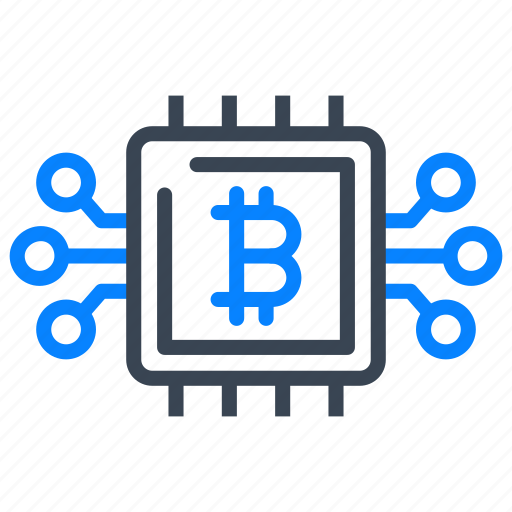 Bitcoin, bitcoins, cryptocurrency, cpu, blockchain icon - Download on Iconfinder
