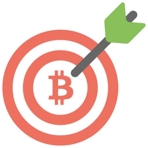 Bitcoin target, bitcoin target bits, bitcoin target price, bitcoin target value, cryptocurrency payment system icon - Download on Iconfinder