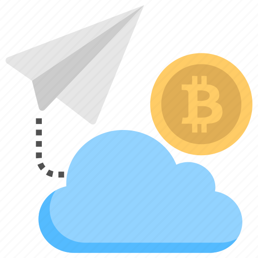 Bitcoin cloud mining, bitcoin transaction, cloud bitcoin wallet, cryptocurrency, virtual currency icon - Download on Iconfinder