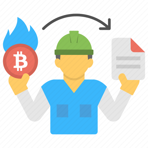 Bitcoin transaction problem, coin burn, consensus system, eater address, proof of burn icon - Download on Iconfinder