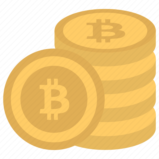 Alternative currency, bitcoins, digital currency, pile of bitcoins, stack of bitcoins icon - Download on Iconfinder