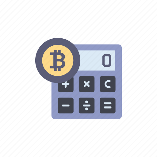 Bitcoin, calculator, cryptocurrency, accounting, calculating, finance, mathematics icon - Download on Iconfinder