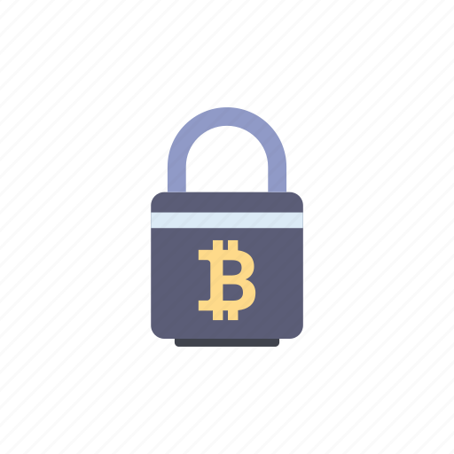 Bitcoin, encryption, lock, padlock, privacy, protection, security icon - Download on Iconfinder