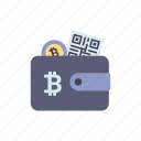 bitcoin, cryptocurrency, qr code, wallet, online, payment, shopping