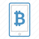 bitcoin, cryptocurrency, mobile, smartphone
