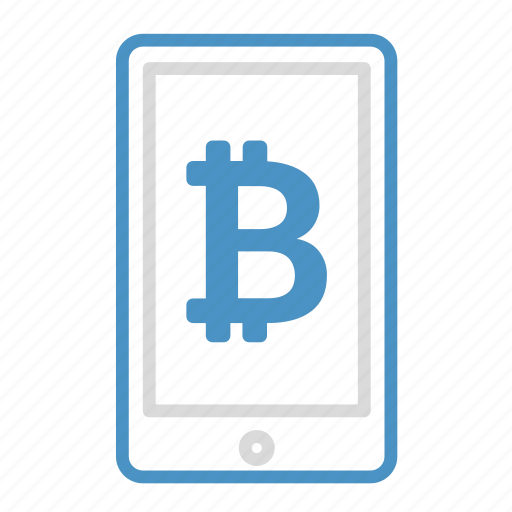 Bitcoin, cryptocurrency, mobile, smartphone icon - Download on Iconfinder