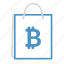 bag, bitcoin, buy, cryptocurrency, income, shopping 